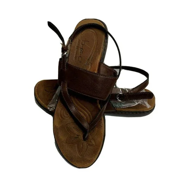 B.O.C. Sharin Womens Size 8/39 Leather Sandals Buckle Closure Toe Post - Picture 2 of 11